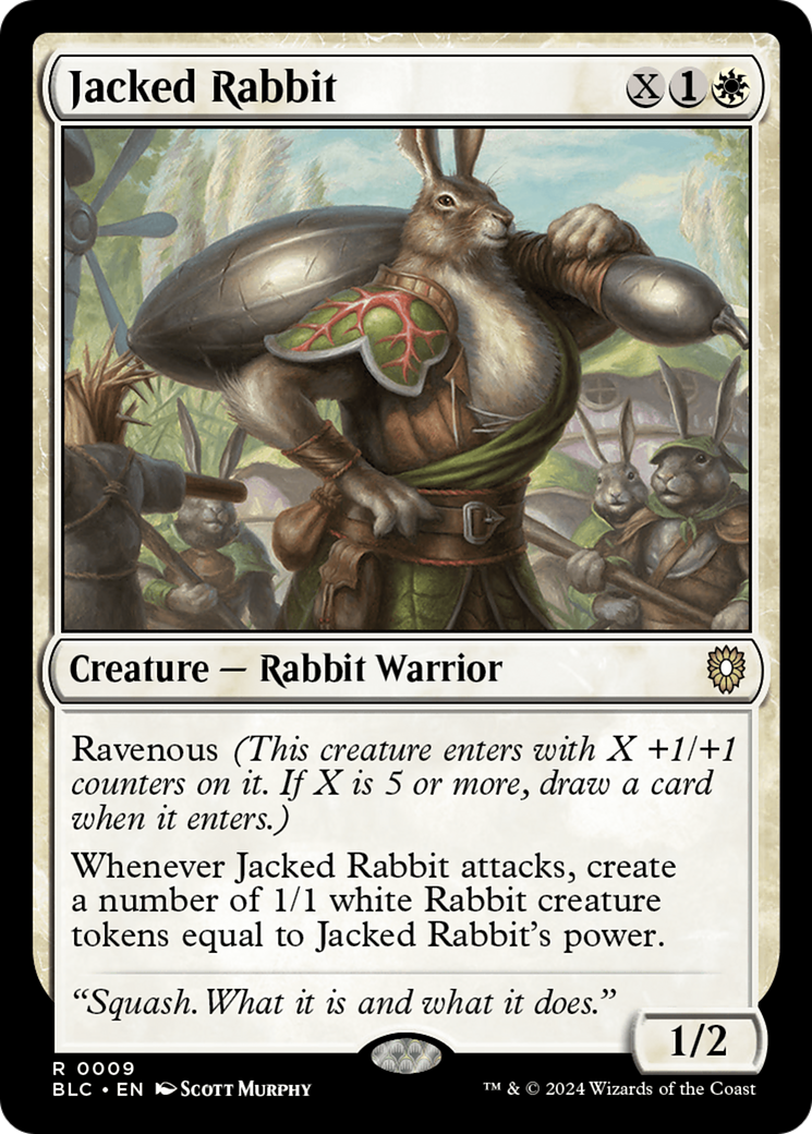 Jacked Rabbit (BLC-009)  - Bloomburrow Commander