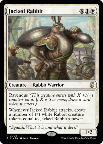Jacked Rabbit (BLC-009)  - Bloomburrow Commander