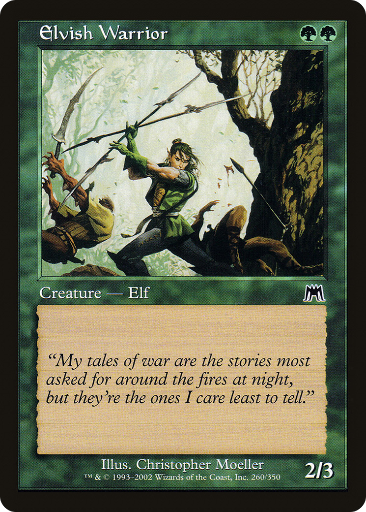 Elvish Warrior (ONS-260)  Foil - Onslaught