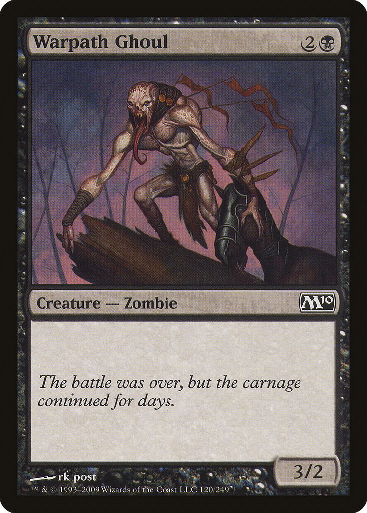Warpath Ghoul (M10-120)  Foil - Magic 2010