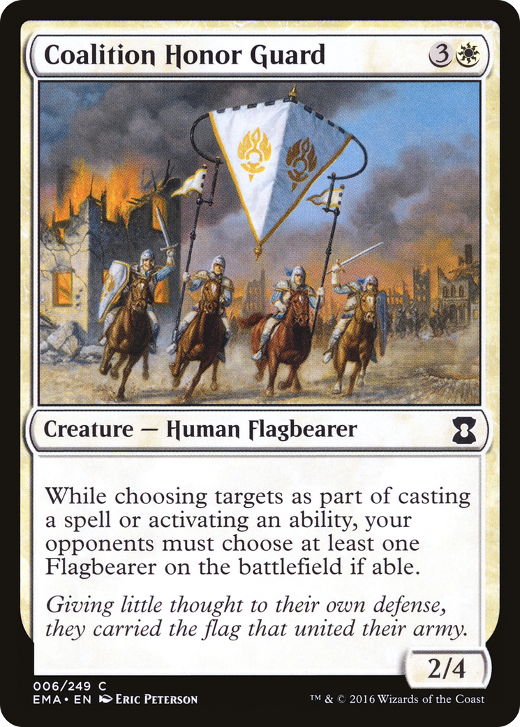Coalition Honor Guard (EMA-006)  Foil - Eternal Masters