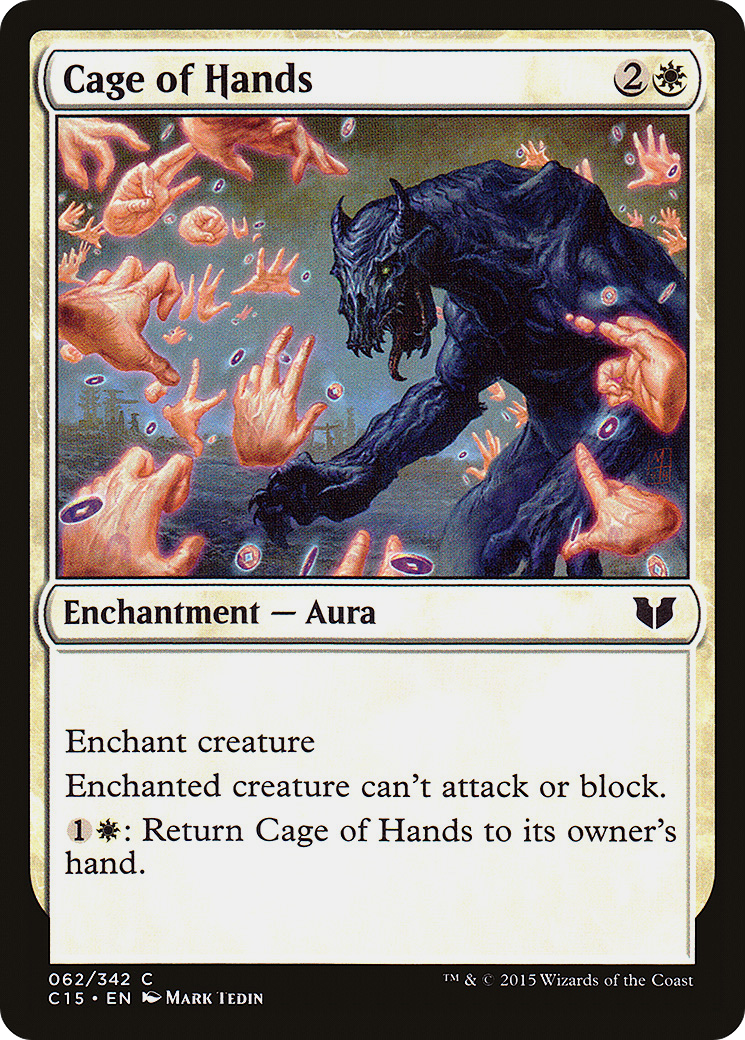Cage of Hands (C15-062)  - Commander 2015
