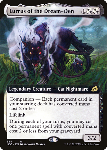 Lurrus of the Dream-Den (Extended Art) (IKO-355)  Foil - Ikoria: Lair of Behemoths: (companion, Extended Art)