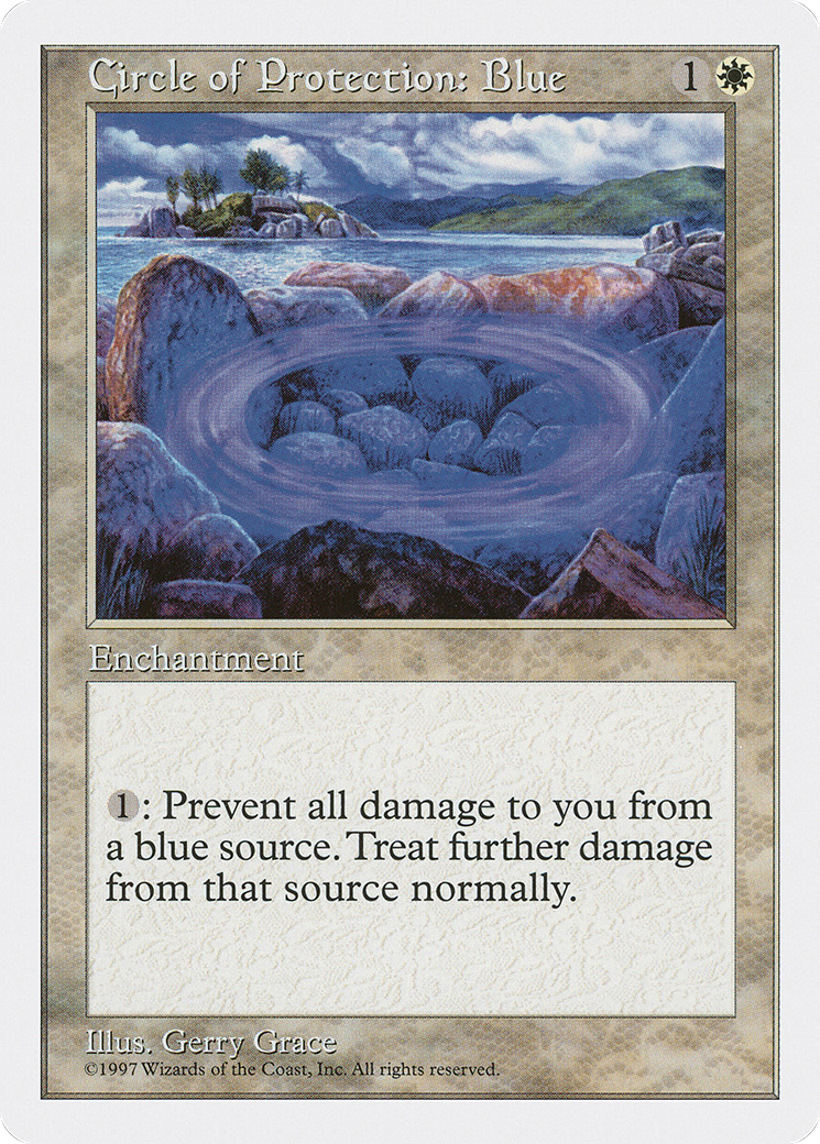 Circle of Protection: Blue (5ED-)  - Fifth Edition