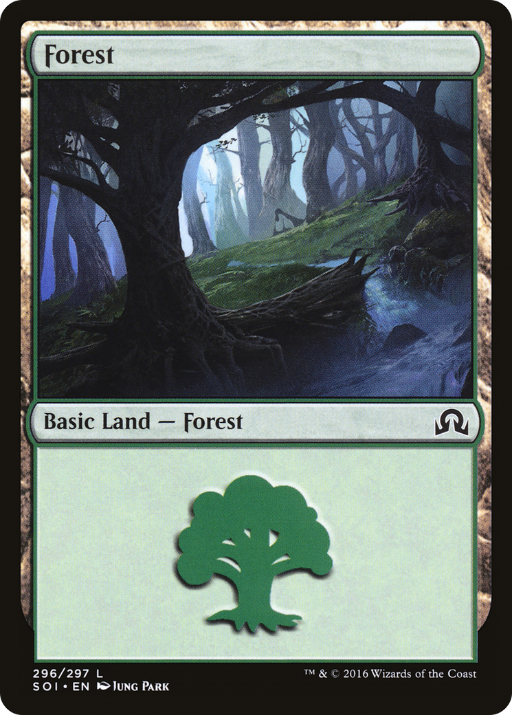 Forest (296) (SOI-296)  - Shadows over Innistrad