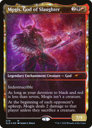 MOgIs, gOD of sLaUGHter (9994) (Rainbow Foil) (SLD-078)  Foil - Secret Lair Drop: (enchantment, Showcase)