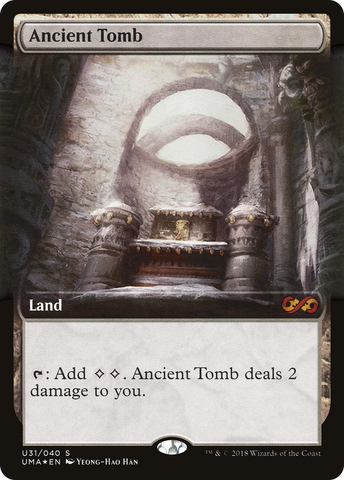 Ancient Tomb (UMA:BT-U31)  Foil - Ultimate Box Topper: (Extended Art)