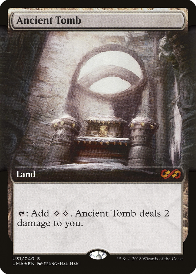 Ancient Tomb (UMA:BT-U31)  Foil - Ultimate Box Topper: (Extended Art)