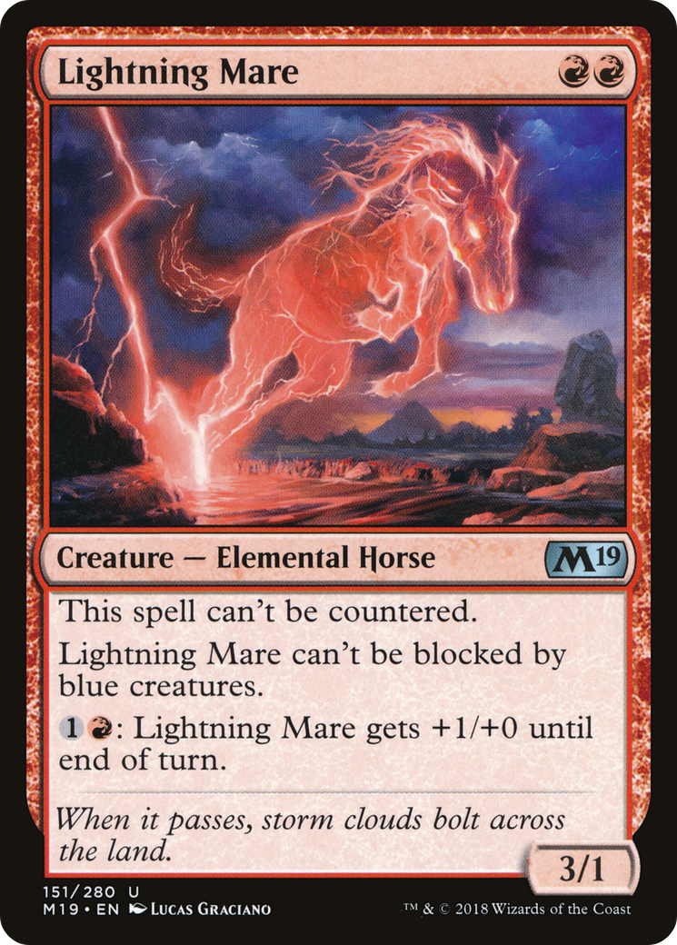 Lightning Mare (M19-151)  Foil - Core Set 2019