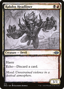 Rakdos Headliner (Showcase) (MH2-374)  Foil - Modern Horizons 2: (Showcase)