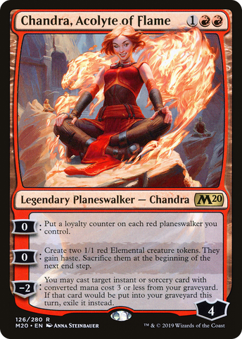 Chandra, Acolyte of Flame (M20-126)  Foil - Core Set 2020
