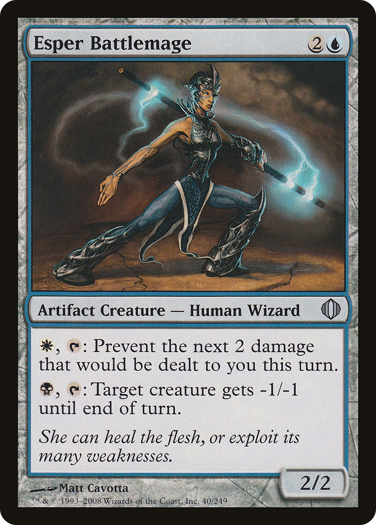 Esper Battlemage (ALA-040)  Foil - Shards of Alara