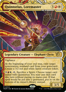 Quintorius, Loremaster (Showcase) (MOM-314)  Foil - March of the Machine: (Showcase) (Borderless)