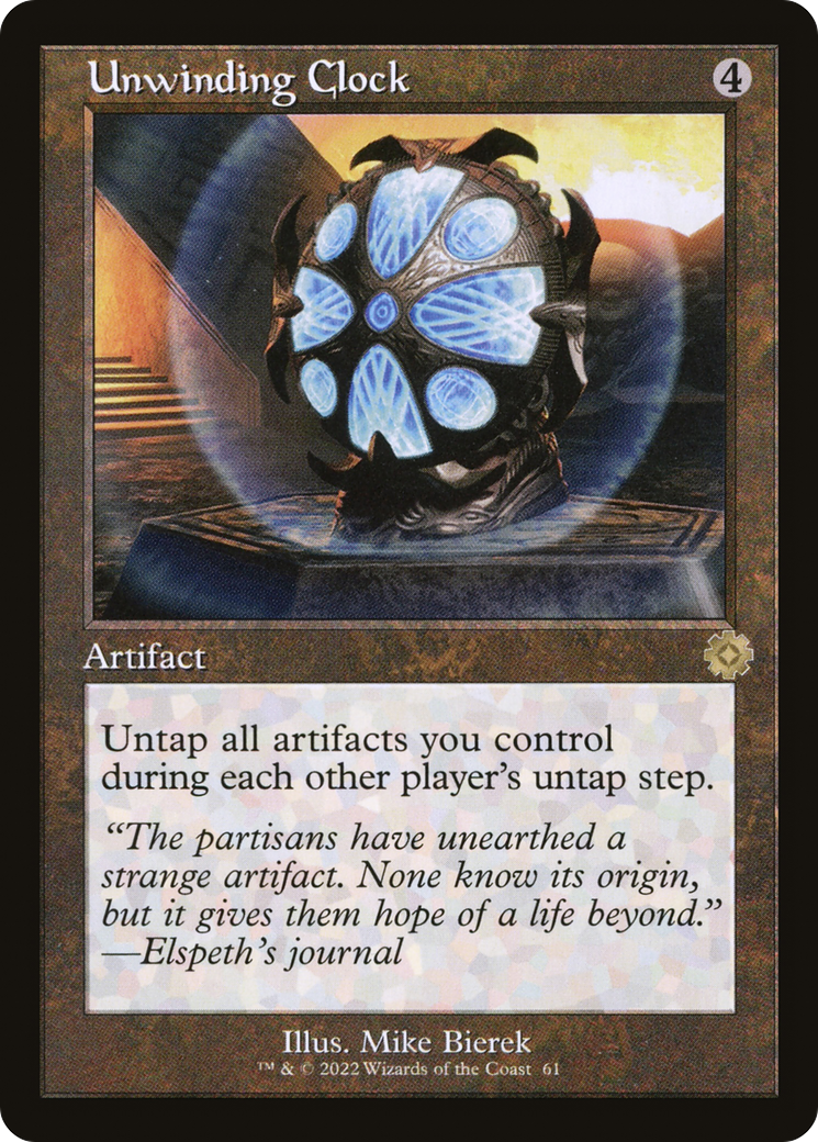 Unwinding Clock (BRR-061)  - The Brothers' War Retro Artifacts