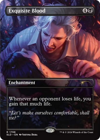 Exquisite Blood (SLD-1798)  - Secret Lair Drop (Borderless)