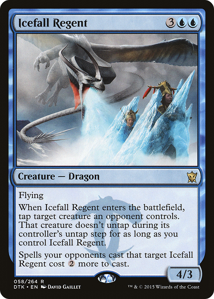 Icefall Regent (DTK-058)  - Dragons of Tarkir