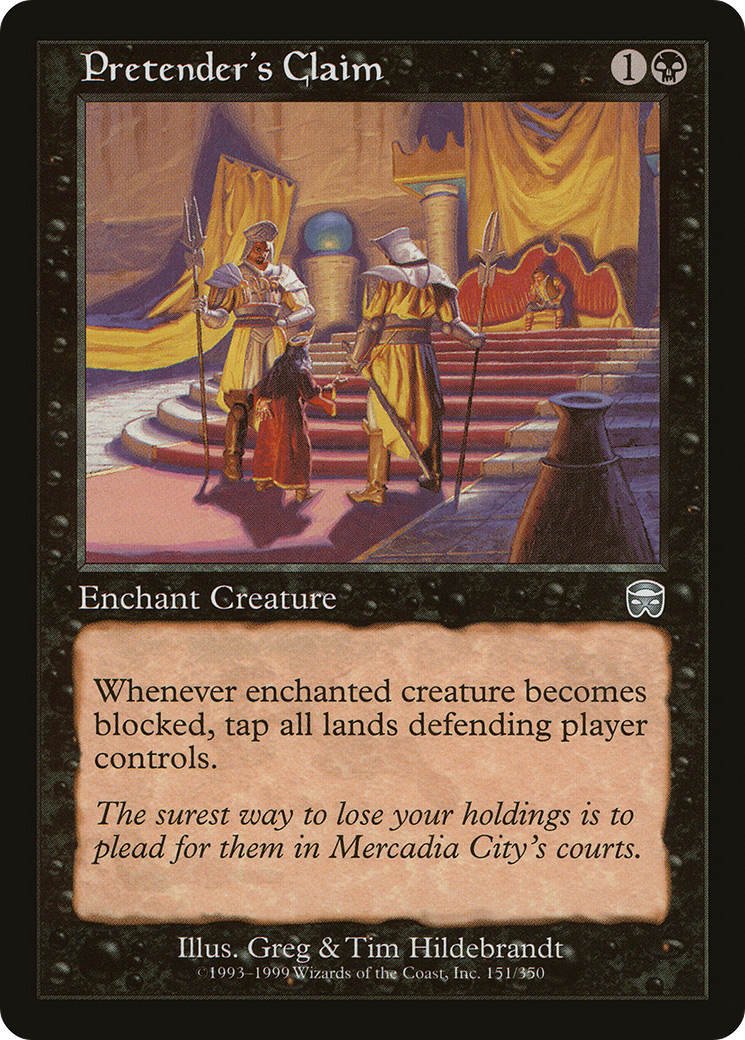 Pretender's Claim (MMQ-151)  - Mercadian Masques
