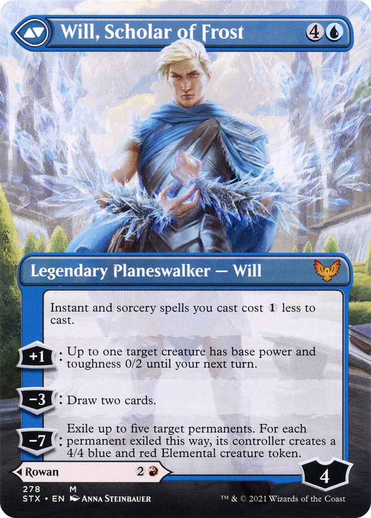 Rowan, Scholar of Sparks (Borderless) (STX-278)  - Strixhaven: School of Mages