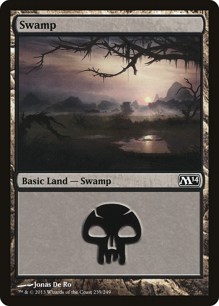 Swamp (239) (M14-239)  Foil - Magic 2014