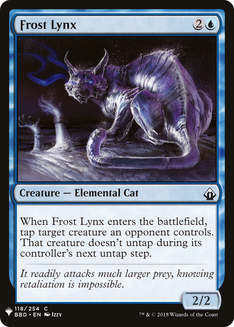 Frost Lynx (LIST-BBD-118)  - The List