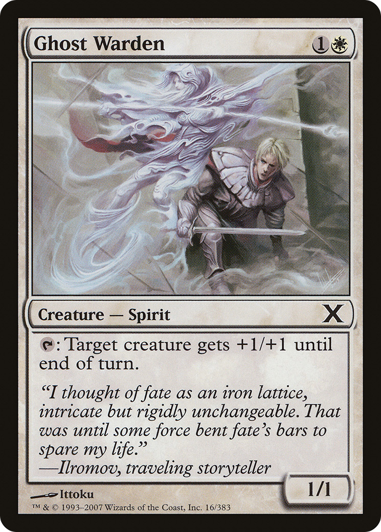 Ghost Warden (10E-016)  - Tenth Edition