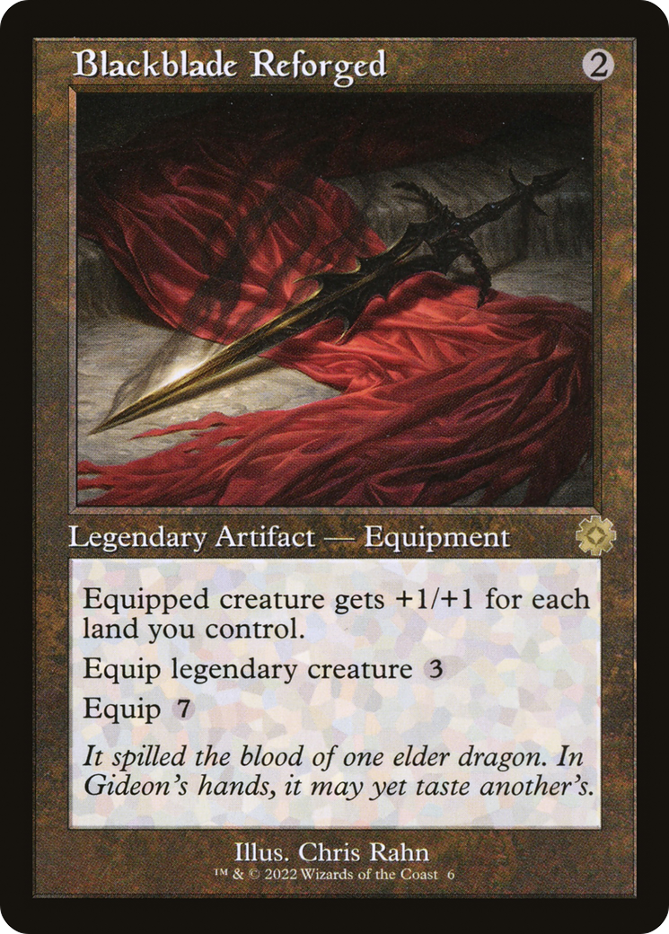 Blackblade Reforged (BRR-006)  Foil - The Brothers' War Retro Artifacts