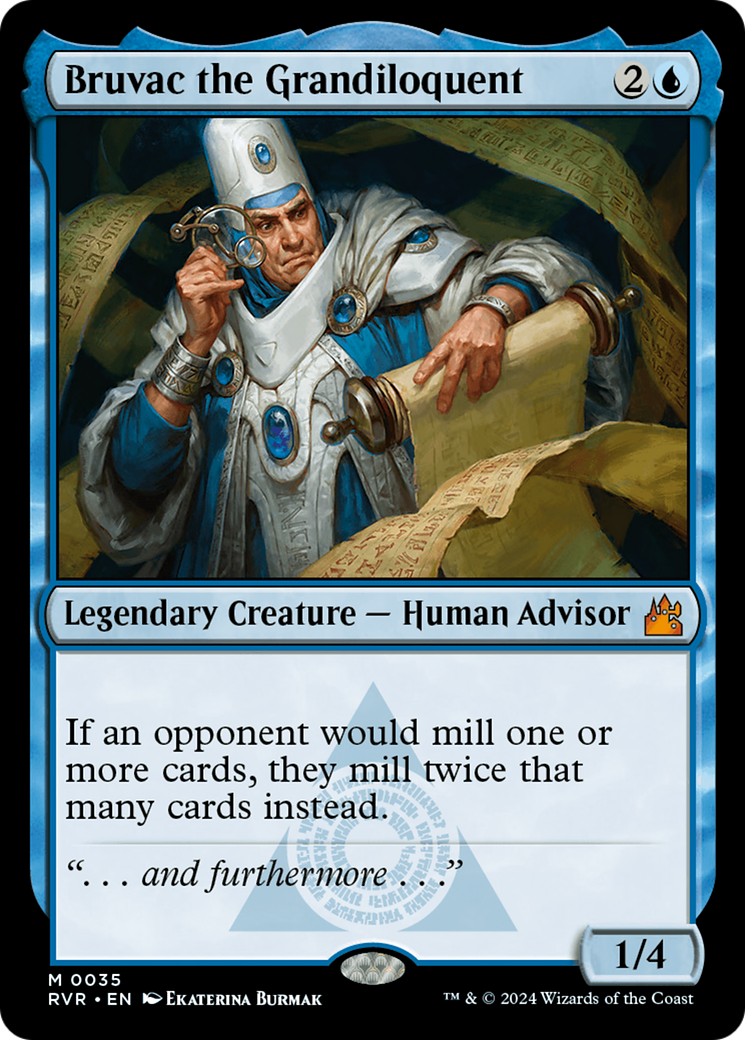 Bruvac the Grandiloquent (RVR-035)  Foil - Ravnica Remastered