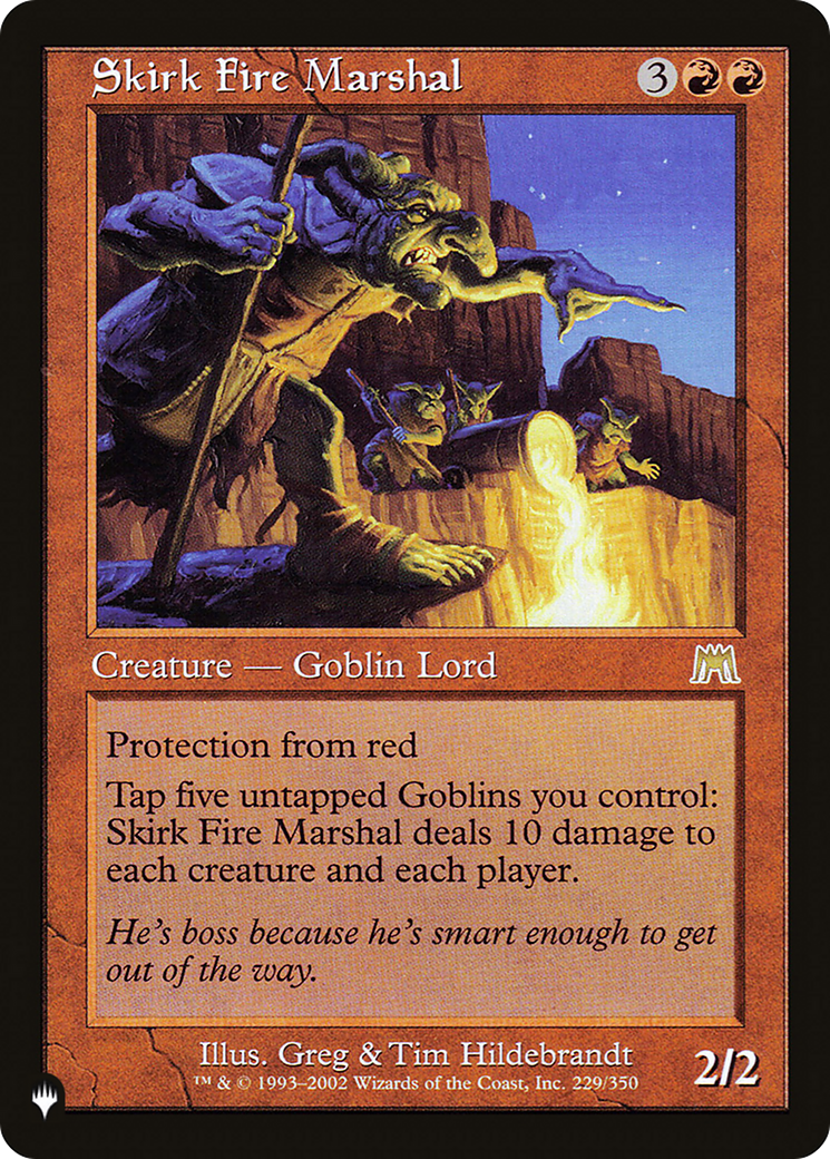 Skirk Fire Marshal (LIST-229/350)  - The List