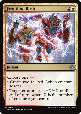 Frontline Rush (TDM-186)  - Tarkir: Dragonstorm