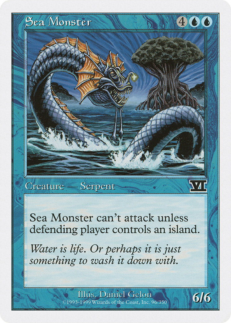 Sea Monster (6ED-096)  - Classic Sixth Edition