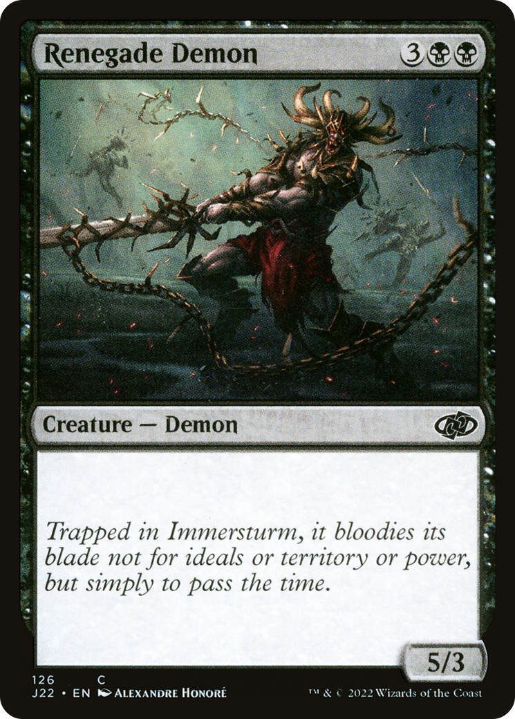 Renegade Demon (J22-126)  - Jumpstart 2022