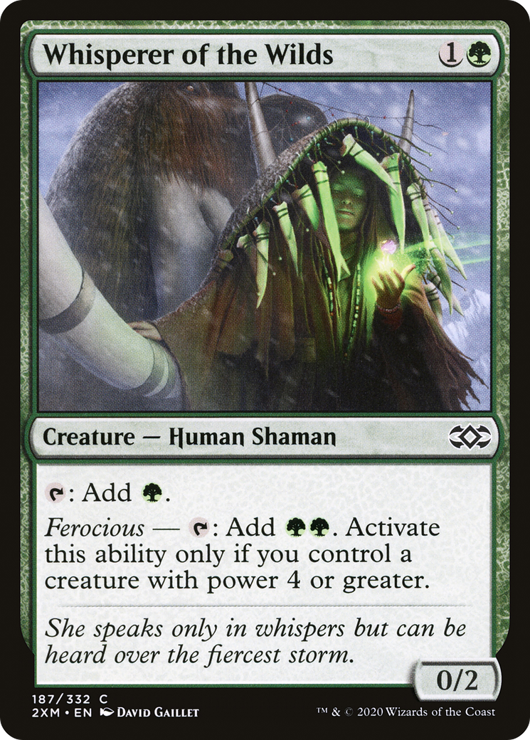Whisperer of the Wilds (2XM-187)  - Double Masters