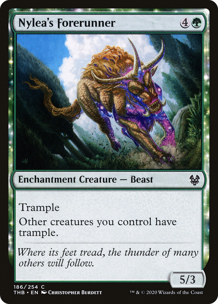 Nylea's Forerunner (THB-186)  Foil - Theros Beyond Death: (enchantment)