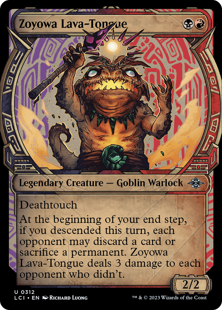 Zoyowa Lava-Tongue (Showcase) (LCI-312)  - The Lost Caverns of Ixalan: (Showcase)