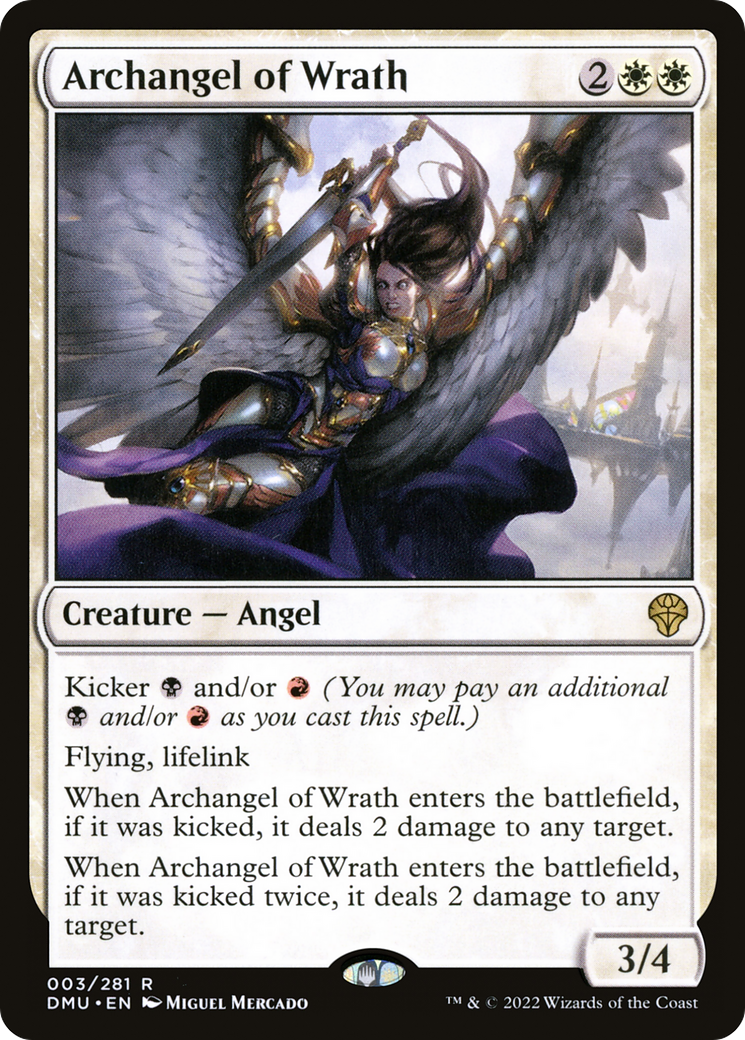 Archangel of Wrath (DMU-003)  - Dominaria United
