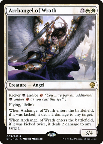 Archangel of Wrath (DMU-003)  Foil - Dominaria United