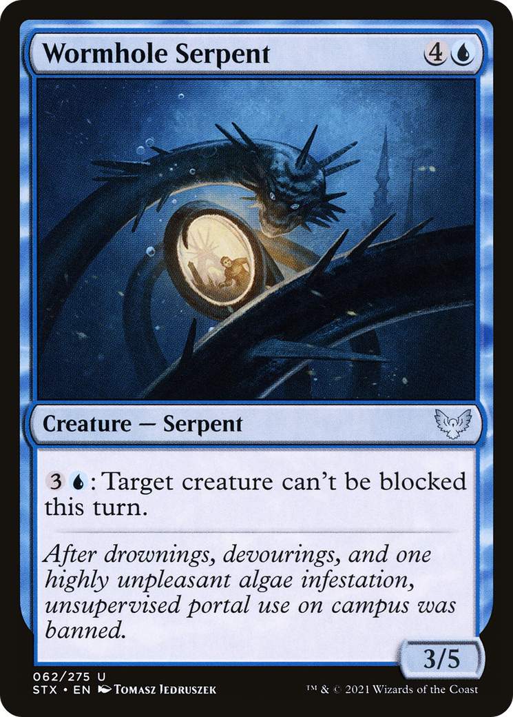 Wormhole Serpent (STX-062)  Foil - Strixhaven: School of Mages