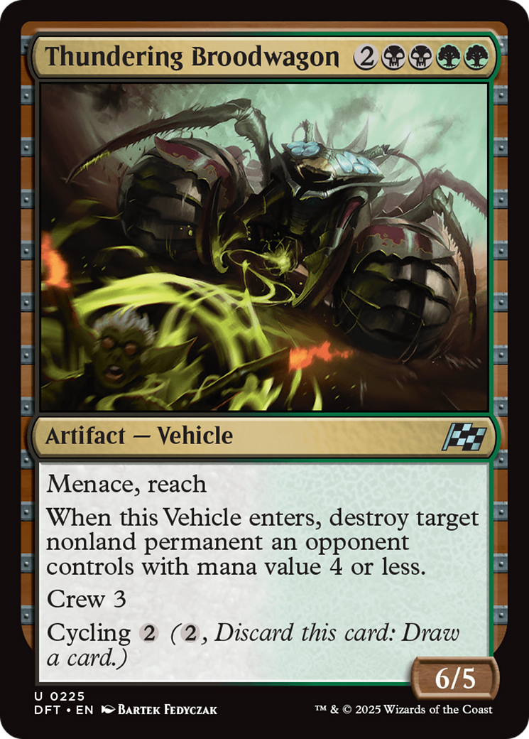 Thundering Broodwagon (DFT-225)  Foil - Aetherdrift