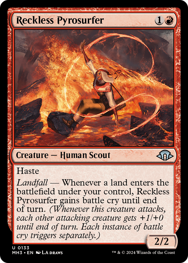 Reckless Pyrosurfer (MH3-133)  - Modern Horizons 3