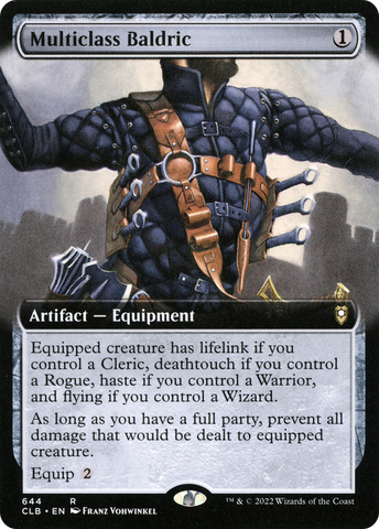 Multiclass Baldric (Extended Art) (CLB-644)  - Commander Legends: Battle for Baldur's Gate: (Extended Art)