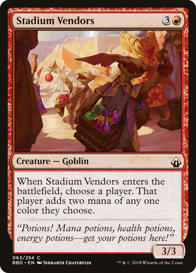 Stadium Vendors (BBD-063)  Foil - Battlebond