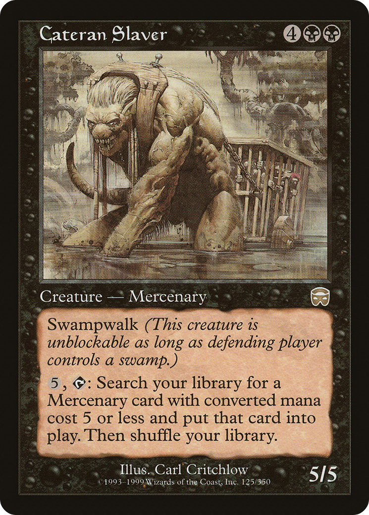 Cateran Slaver (MMQ-125)  Foil - Mercadian Masques
