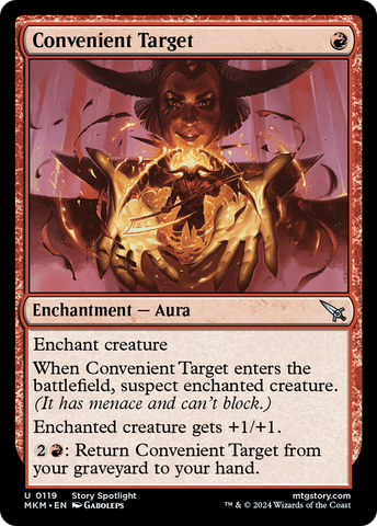 Convenient Target (MKM-119)  Foil - Murders at Karlov Manor