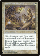 Pursuit of Knowledge (LIST-STH-10) - The List