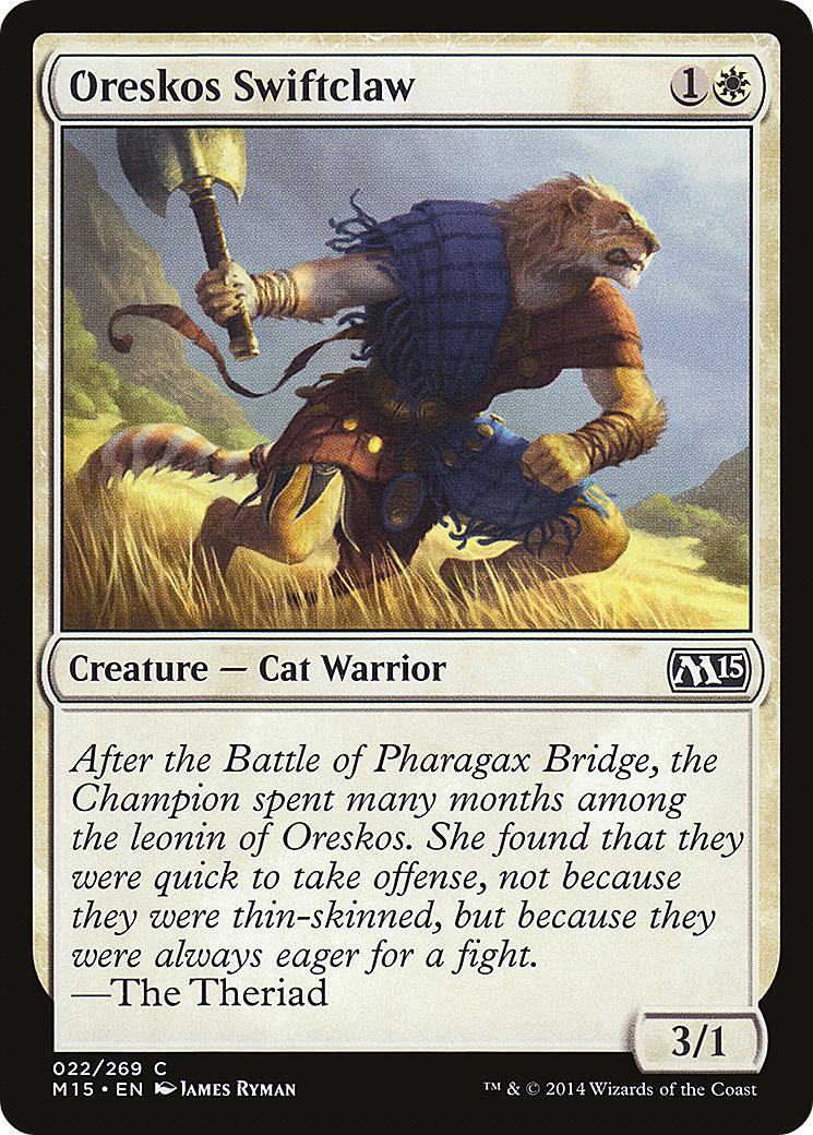 Oreskos Swiftclaw (M15-022)  Foil - Magic 2015