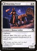 Mourning Patrol (MID-028) - Innistrad: Midnight Hunt: (Double Faced Transform) Foil