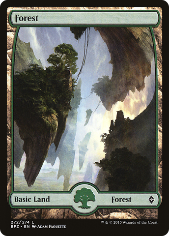 Forest (272) - Full Art (BFZ-272)  - Battle for Zendikar