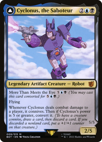 Cyclonus, the Saboteur (BOT-009) - Transformers: