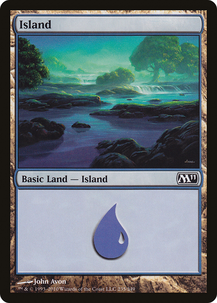 Island (235) (M11-235)  Foil - Magic 2011