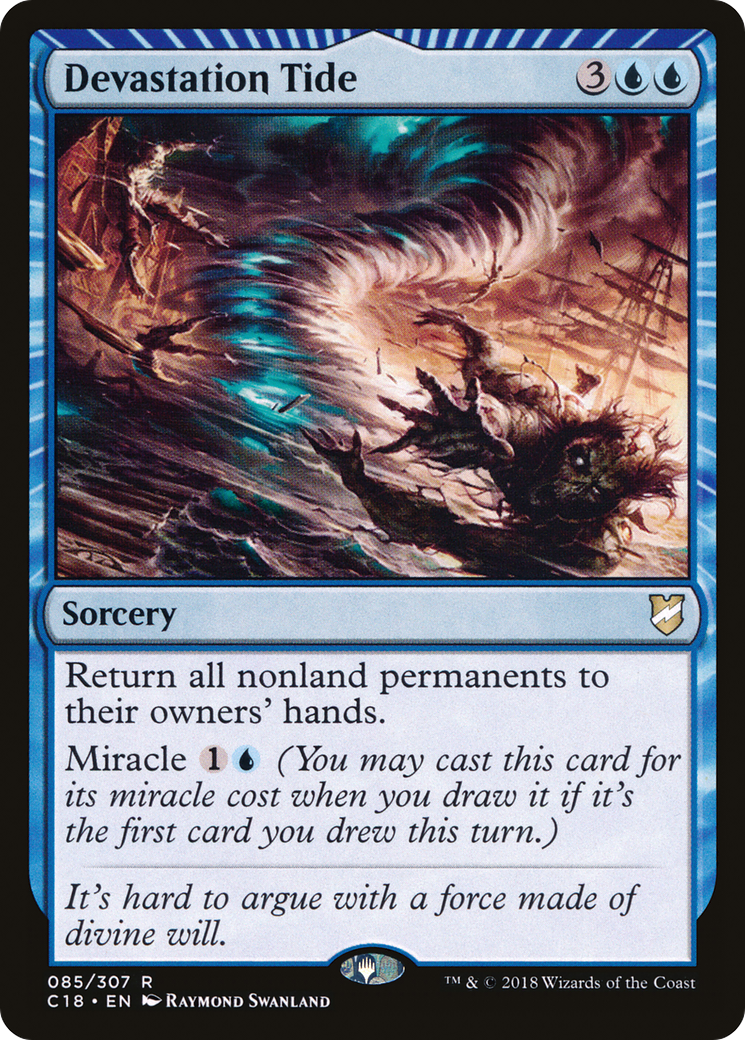 Devastation Tide (C18-085)  - Commander 2018: (miracle)